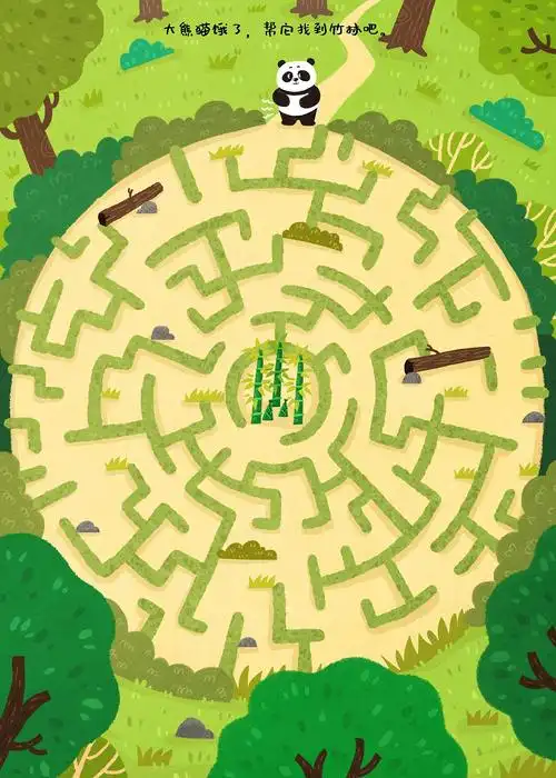 森林迷宫书|插画|儿童插画|哒哒ray - 原创作品 - 站酷 (zcool)