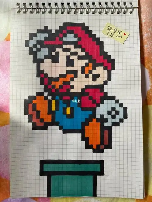 像素画跳起来吧马里奥13