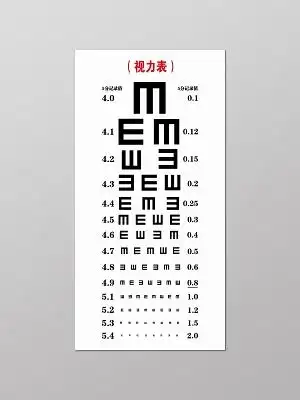标准视力表图片