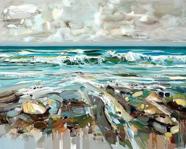 会动的油画josefkote