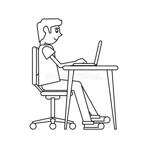 电脑工作者简笔画集