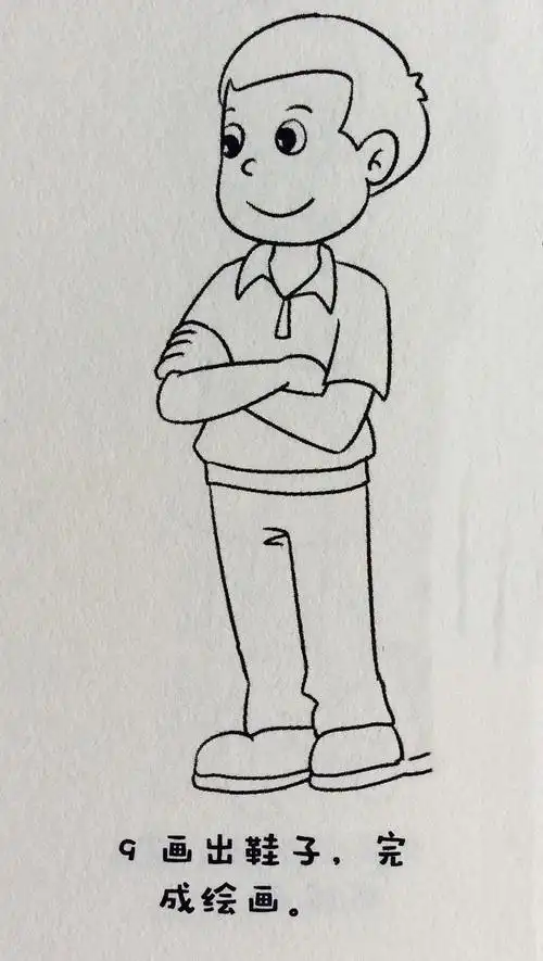 爸爸简笔画简单又帅气 送给爸爸妈妈画画礼物