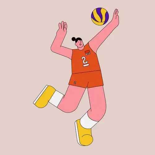 扁平/描边人物-运动员系列