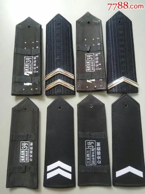 退役全新肩章一组