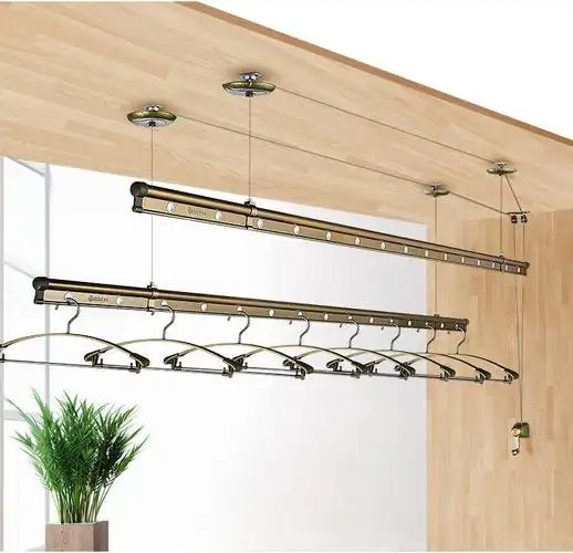 卡贝晾衣架图片 升降手摇晾衣架产品展示