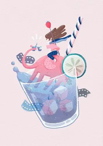 夏日|插画|创作习作|甜鱼跳跳riki - 原创作品 - 站酷 (zcool)