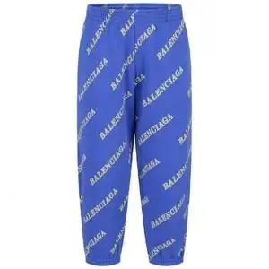 英国代购童装裤子男巴黎世家balenciaga20秋棉大童logo宽松运动裤