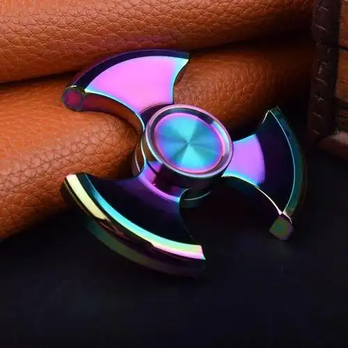 解压高级黑科技指尖陀螺持久绝版金属纯钢炫酷陀螺