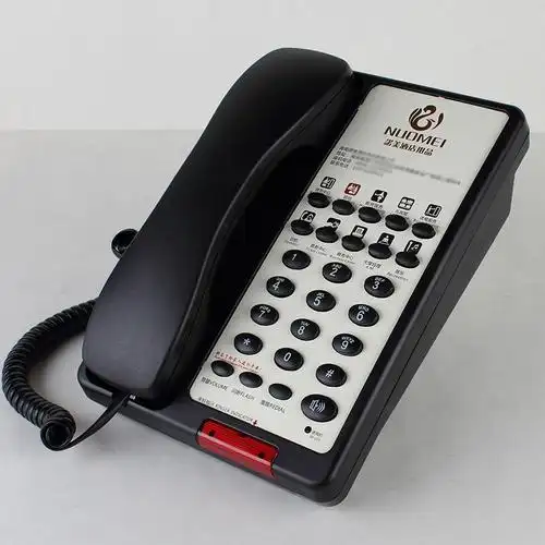 酒店专用电话机客房宾馆商务办公座机logo电话机(有绳