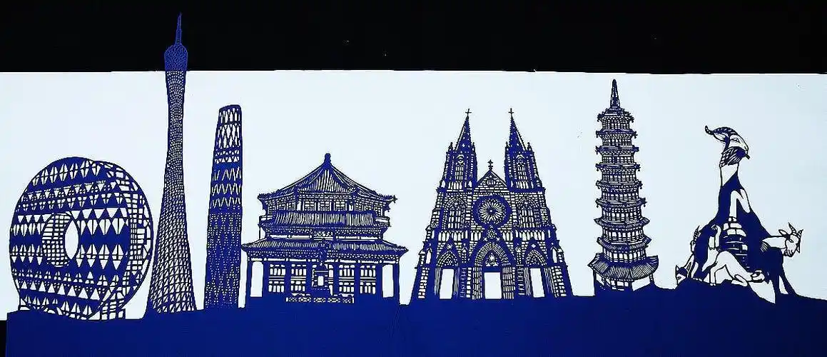 现代建筑剪纸教程