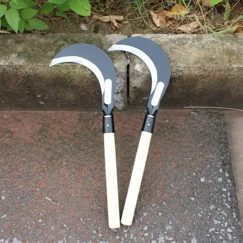 农用长柄镰刀绿化割草刀除草割镰刀韭菜弯刀割麦子打草廉刀禾镰