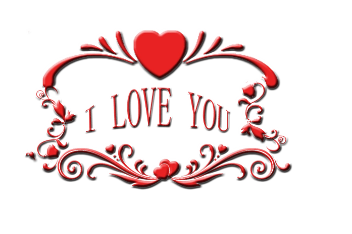 我爱你英文图片大全