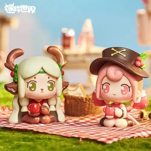 迷你世界盲盒大佬请喝茶公仔娃娃花火皮肤游戏潮玩手办玩偶礼物