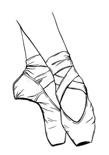 拉丁舞鞋简笔画简单