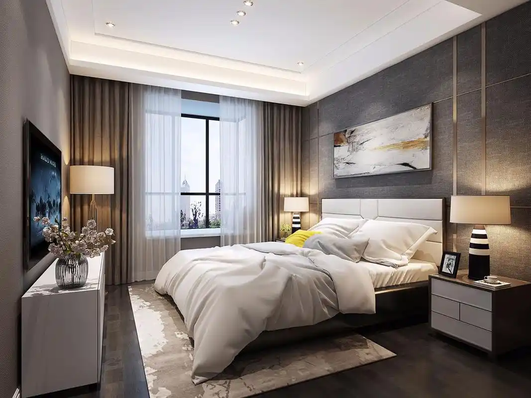 简洁舒心,简约明快,220㎡跃层现代简约风格装修效果图赏析