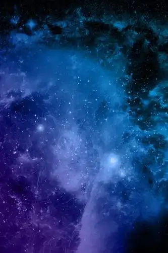 蓝色星空未来背景海报素材图片