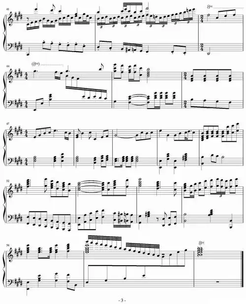 英雄赞歌钢琴谱