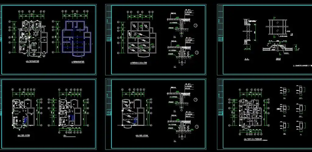 某别墅样板房竣工图