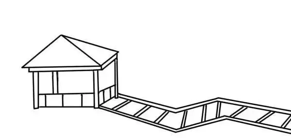 长廊简笔画图片教程楼梯简笔画怎么画宿舍走廊设计简笔画那些年我们呆