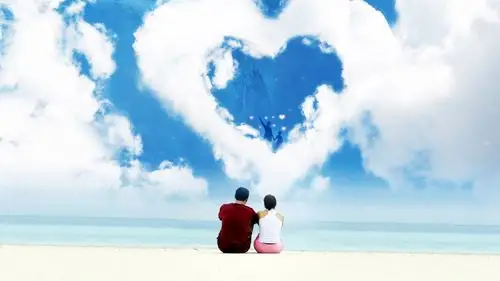 心形云朵图片(6)