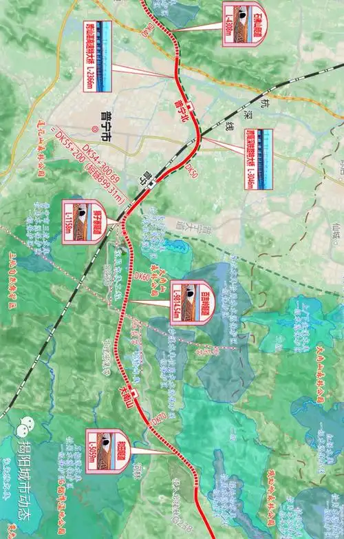 揭阳至惠来铁路高清规划图曝光