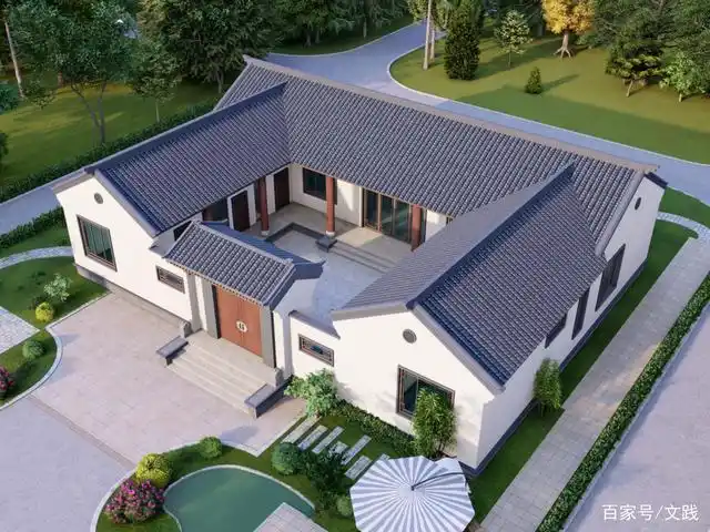 5套中式合院别墅,我理想的农村养老房,还得是中式四合院