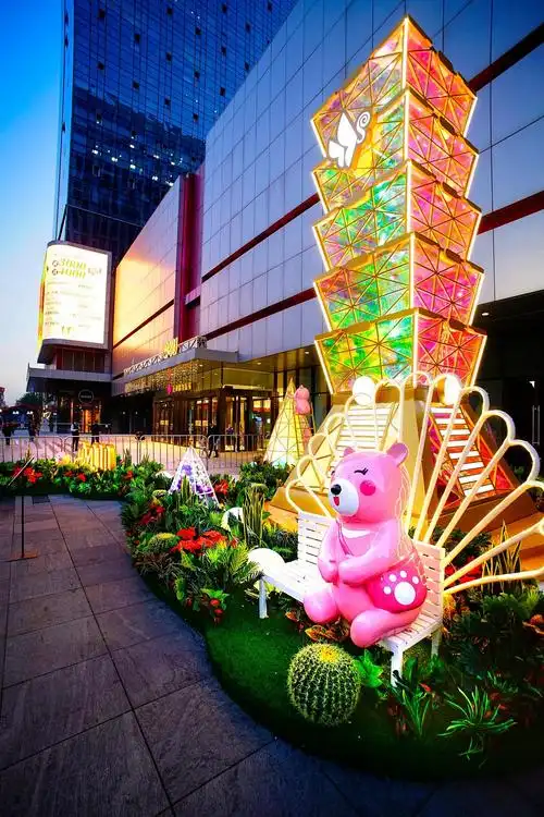 西安汉神购物广场圣诞美陈拍摄