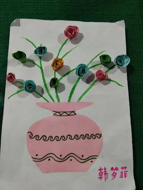 我是手工小能手——许家沟乡前西岗中心小学二年级二中队寒假手工作品