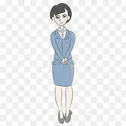 png下载psd卡通手绘职场通用素材下载下载 png下载psd手绘公务员人物