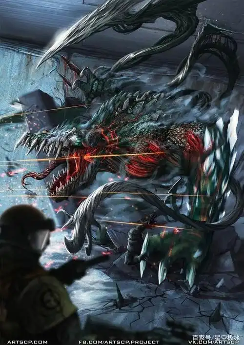 scp-682不灭孽蜥,没错我就是682大爷,马上送你们上路