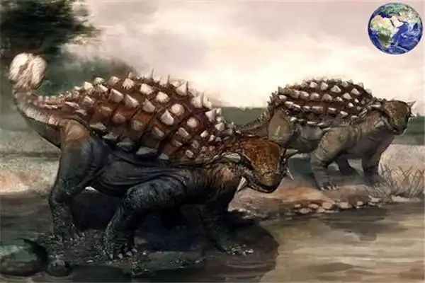甲龙长达65米宽达15米高达17米相当庞大的恐龙
