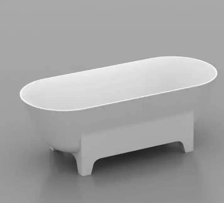 独立浴缸模型
