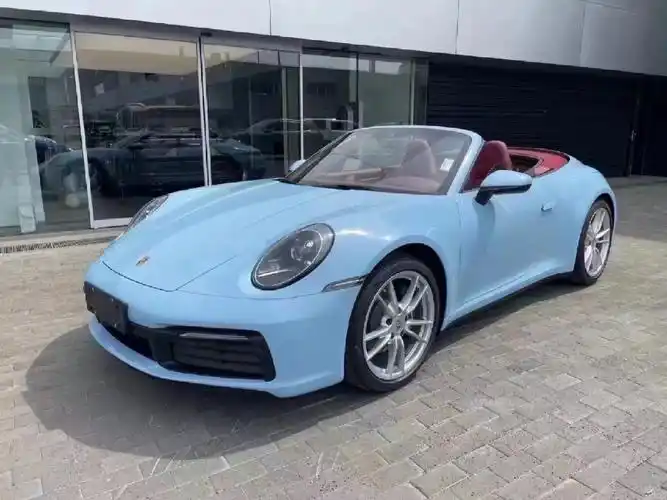 保时捷911carrera敞篷海湾蓝现车来撩