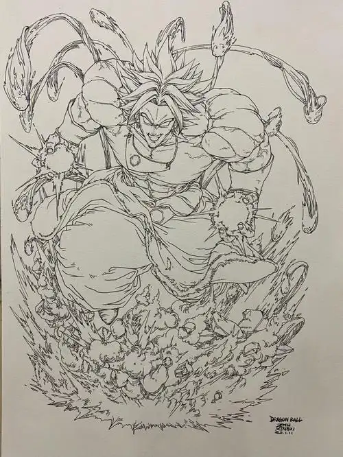 绘画日常  #画画的日常  #寻找小红书绘画大神  #龙珠  #布罗利