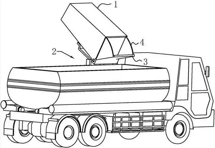 手工绘画用笔画交通工具垃圾回收车涂颜色清扫车简笔画这是一组垃圾车
