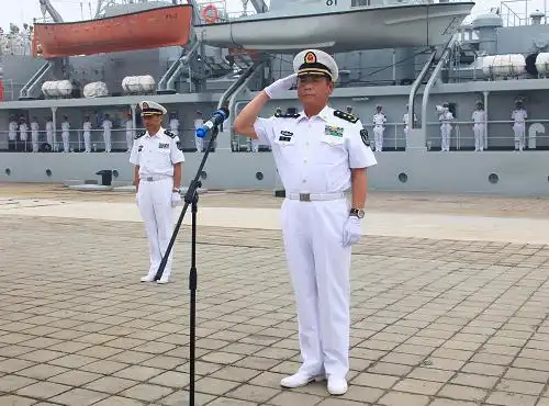 中国海军训练舰编队结束访问返回旅顺