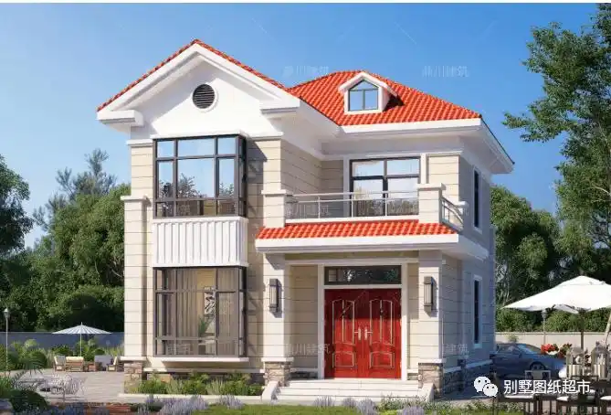 占地80-100平,9套农村别墅,拿走图纸就可建,回村里赶紧建一栋吧_卧室