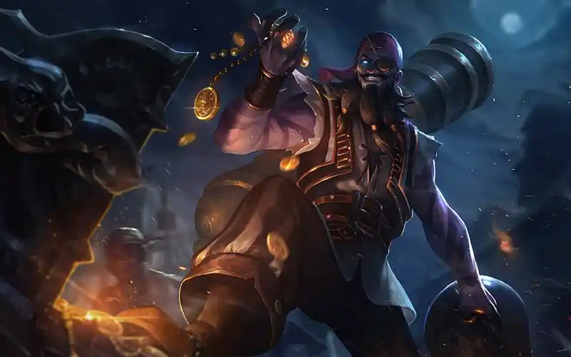 符文法师 瑞兹 海贼 皮肤浏览 skin spotlight_哔哩哔哩 (゜-゜)つロ