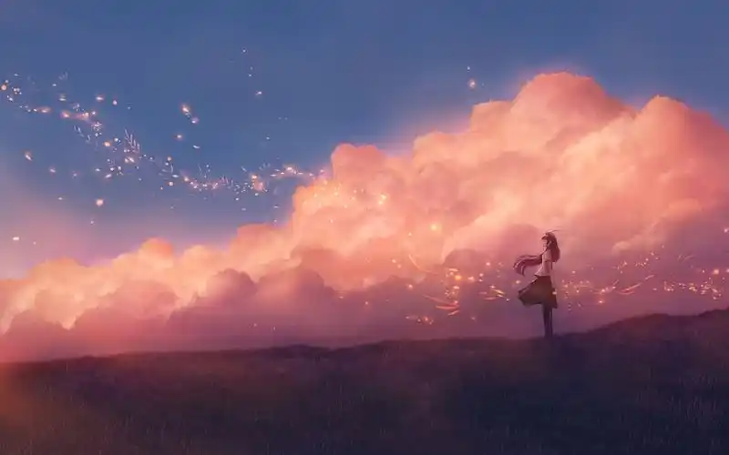 治愈系秋天的烦恼一定会被冬天的雪埋藏