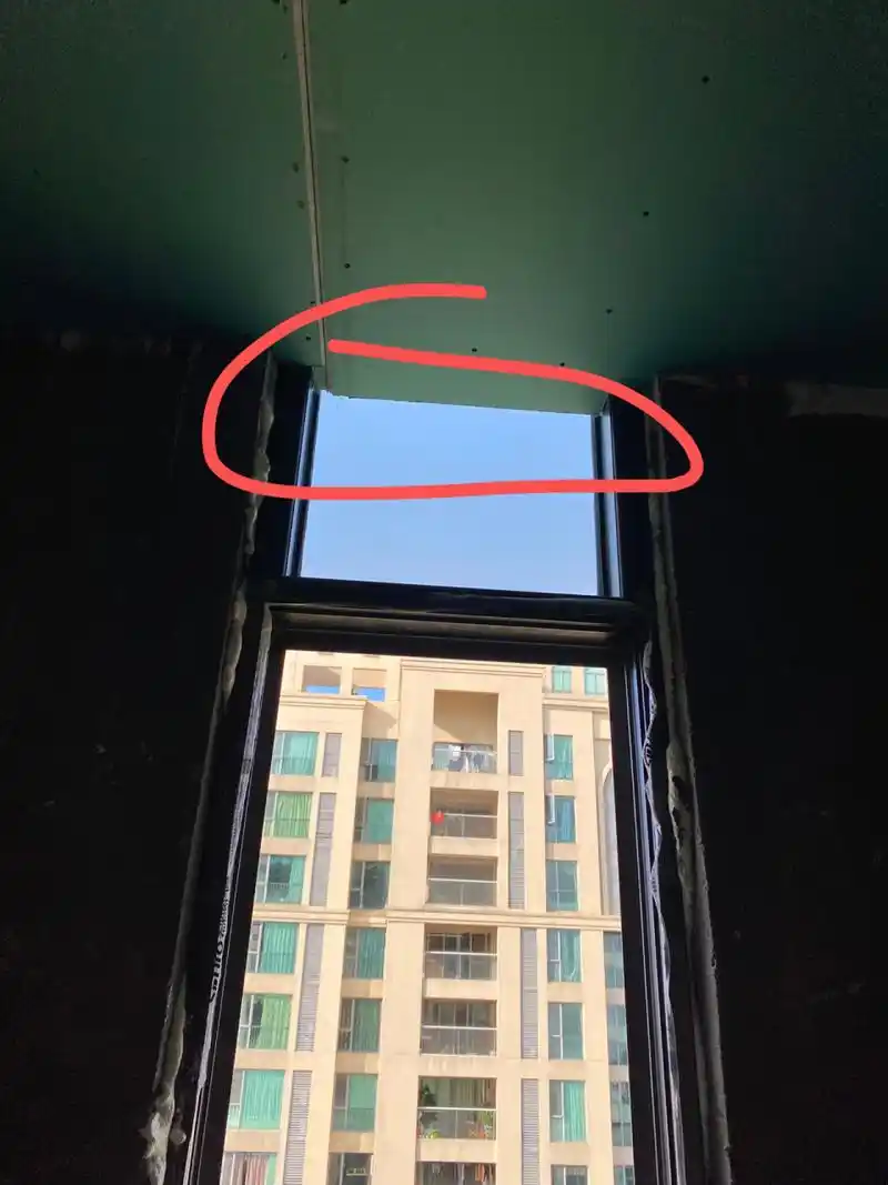 【装修日记】吊顶天花低于窗户玻璃怎么办 万能的小,有没有好的解决