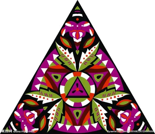 三角形图案图片