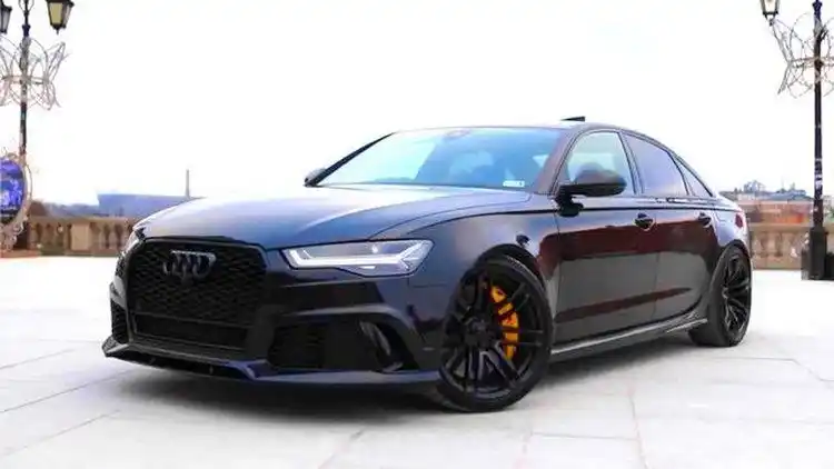 奥迪rs6改装黑武士,所到之处尽是焦点!