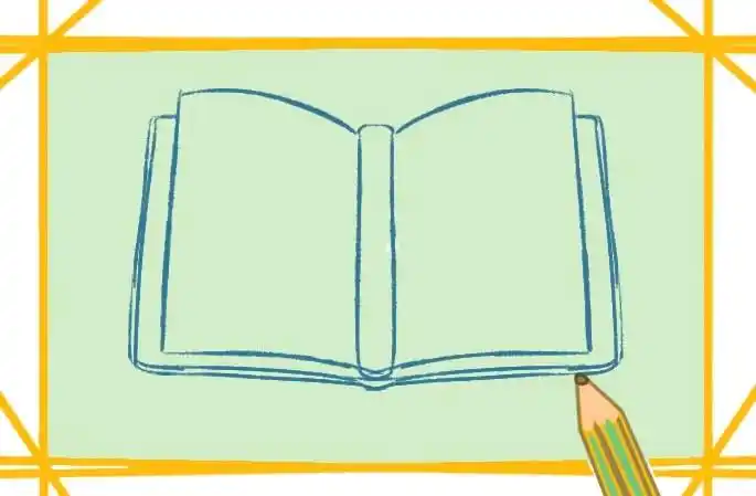 超简单的相册简笔画教程步骤图片