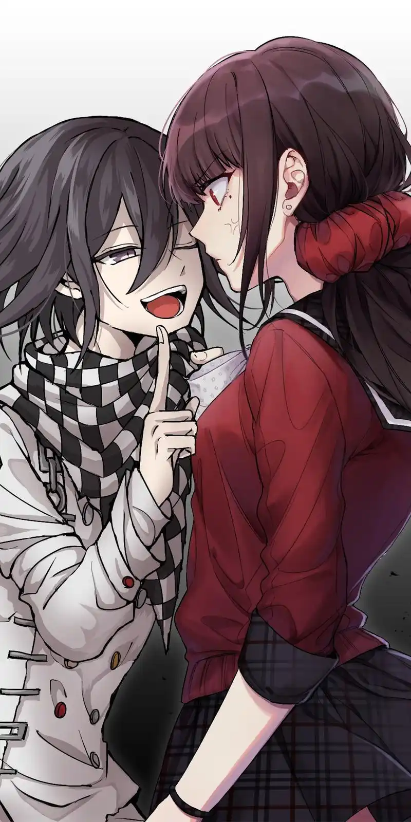 《弹丸论破》春川魔姬,动漫全面屏壁纸分享,恶魔公主,感情丰富