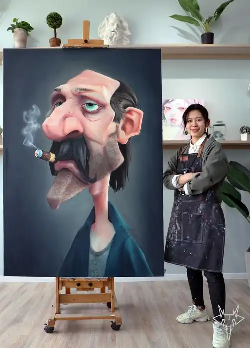 墙绘培训 | 喷绘人物