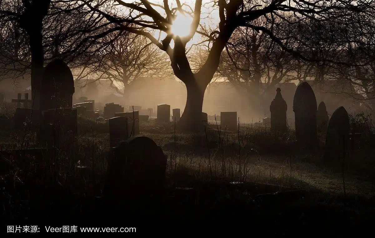 令人毛骨悚然的墓地