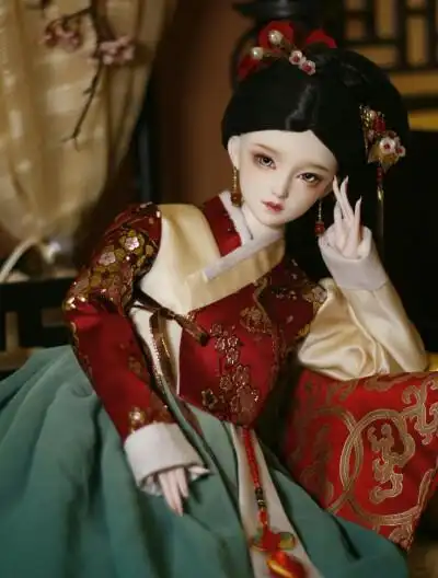 古风美人 sd娃娃 bjd 玩具 人偶 壁纸 萌物