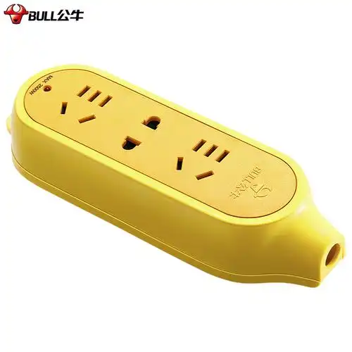 公牛bull插座新国标插排gnc43位无线