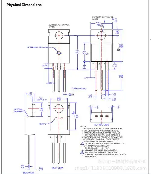安森美tip42c 100v 6a双极晶体管 on原装现货