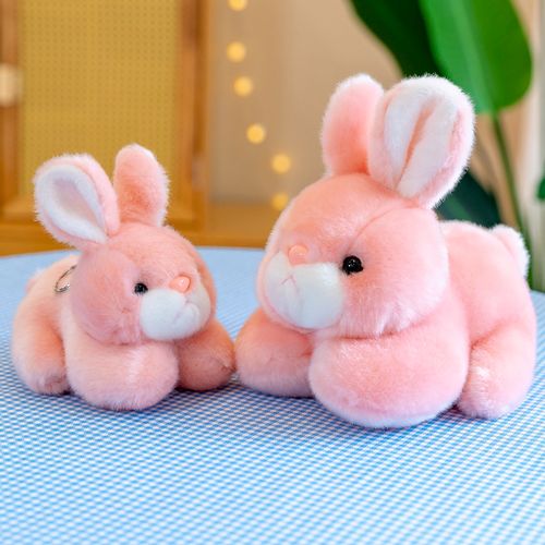 趴趴小兔子毛绒玩具仿真玩偶布娃娃小白兔公仔可爱女孩毛绒